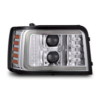 AlphaRex Projector Headlights, Chrome w/ Activation Light, Sequential Signal - My Store
