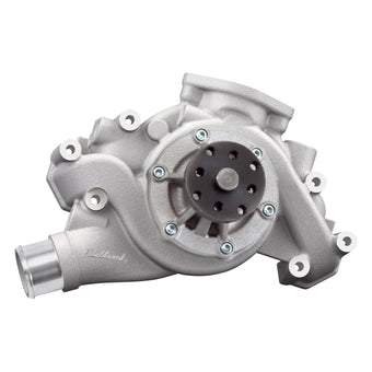 compare product Edelbrock Water Pump Victor Pro Series Chevrolet All Ls Series Engines Standard Length Satin Finish