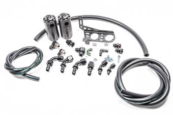 compare product Radium Engineering Dual Catch Can Kit Gallardo LP Fluid Lock