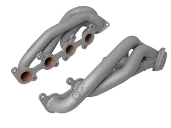 compare product aFe Ford F-150 15-22 V8-5.0L Twisted Steel 1-5/8in to 2-1/2in 304 Stainless Headers w/ Titanium Coat