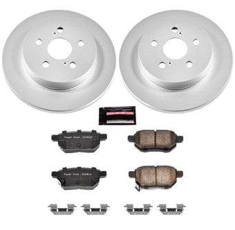 compare product Power Stop 09-10 Pontiac Vibe Rear Z17 Evolution Geomet Coated Brake Kit