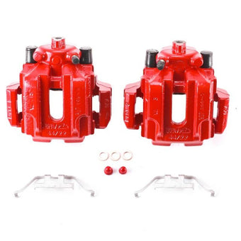 compare product Power Stop 2006 BMW 330i Rear Red Calipers w/Brackets - Pair