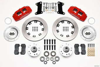 compare product Wilwood Dynapro 6 Front Hub Kit 12.19in Drilled Red 67-69 Camaro (*Line Kit Needed*)