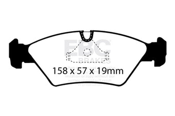 compare product EBC 87-91 BMW M3 E30 Bluestuff Front Brake Pads