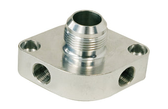 compare product Peterson Fluid Systems -16AN SBC Water Neck w/ (2) 3/8in NPT Ports