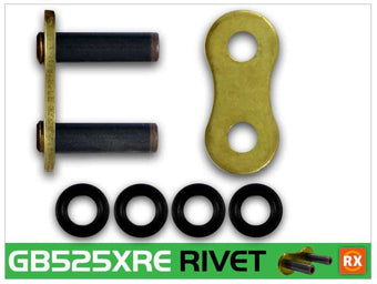 compare product RK Chain GB525XRE-RIVET - Gold