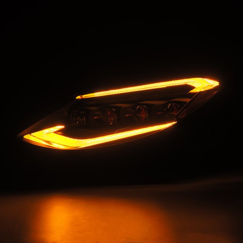 AlphaRex 23 - 24 Nissan Z NOVA - Series LED Projector Headlights Alpha - Blk w/Activation Light & Seq.Sig - My Store