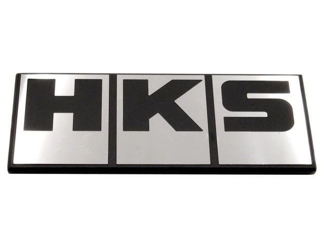 HKS Silver Block Logo Emblem - My Store