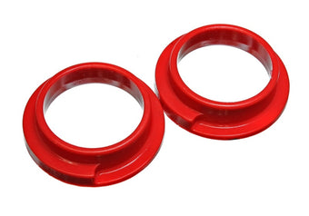 compare product Energy Suspension Universal 3in ID 4 5/16in OD 1 1/8in H Red Coil Spring Isolators (2 per set)