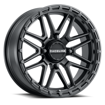 compare product Raceline A11B Krank-Xl 18x7in / 4x156 BP / 0mm Offset / 132.5mm Bore - Satin Black Wheel