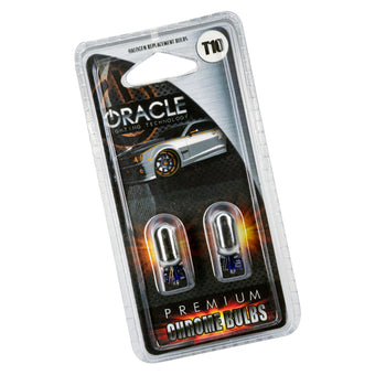compare product Oracle T10 Chrome Bulbs (Pair) - White