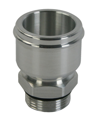 compare product Moroso Electric Water Pump Hose Adapter -16An to 1-3/4in Hose - Raw Aluminum