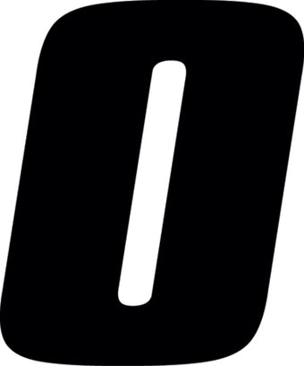 compare product Hardline Dirt Digits 3pk 4 in. - High Gloss Number 0 - Black