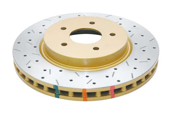compare product DBA 8/98+ Nissan Skyline R34 GTT Front Cross Drilled Slotted 4000 Series Rotor