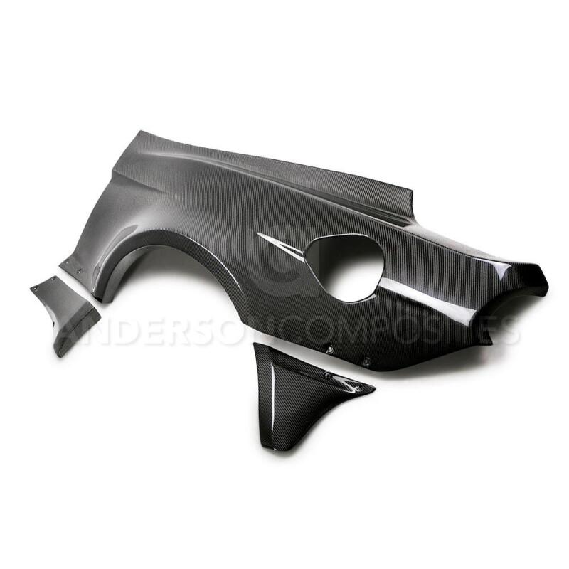 Anderson Composites 15 - 17 Ford Mustang Type - JTP Fender Flares (10 Piece Set) - My Store