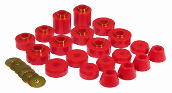 compare product Prothane 80-96 Ford F100/350 2/4wd Body Mount - Red