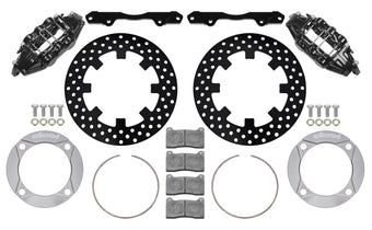 compare product Wilwood 2014+ Polaris RZR XP 1000 Front Kit 11.25in Drilled - Black