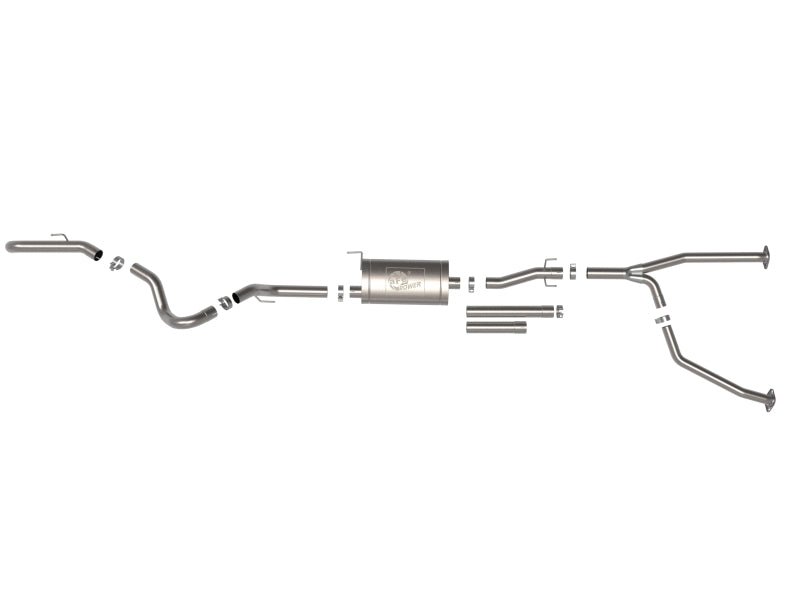 aFe 2022 Toyota Tundra V6 - 3.5L (tt) Apollo GT Series Hi - Tuck 2.5in to 3in 409 SS Cat - Back Exhaust - My Store