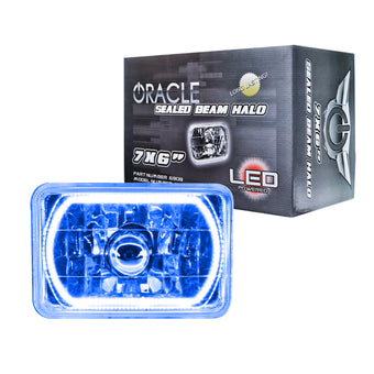 compare product Oracle Pre-Installed Lights 7x6 IN. Sealed Beam - Blue Halo