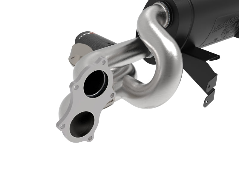 aFe MACHForce XP 2.25in - 2.5in 304SS Exhaust Cat - Back 20 - 22 Porsche Cayman GT4 (718) - Carbon Tips - My Store