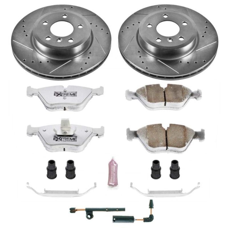 Power Stop 04 - 10 BMW X3 Front Z26 Street Warrior Brake Kit - My Store