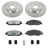 Power Stop 11 - 14 Ford Mustang Front Z26 Street Warrior Brake Kit - My Store