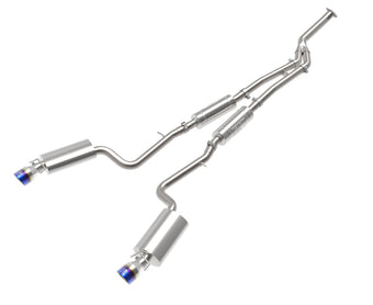 compare product aFe POWER Takeda 16-17 Lexus IS200t L4-2.0L (t) 2.5in-3in 304 SS CB Exhaust w/ Blue Tip