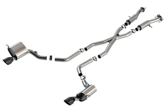 compare product Borla 15-21 Jeep Grand Cherokee SRT 6.4L V8 AWD ATAK Cat-Back Exhaust System - Black Tips T-304SS