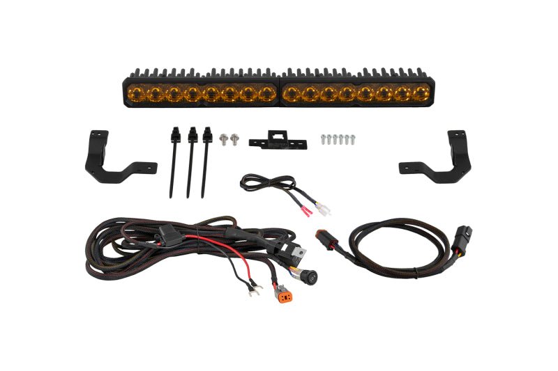 Diode Dynamics 2024 - 2026 Toyota Tacoma TRD Grille Lightbar SS20 Pro Yellow Driving 3000K - My Store