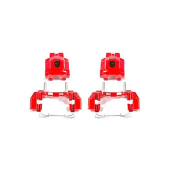 compare product Power Stop 99-04 Jeep Grand Cherokee Rear Red Calipers w/Brackets - Pair