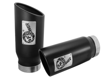 compare product aFe MACH Force-Xp Universal Exhaust Tip 4 IN Inlet x 5 IN Outlet x 12 IN L- Black Tip