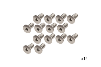 compare product Kentrol 97-06 Jeep Wrangler Windshield Bolts 14 Pack Stainless