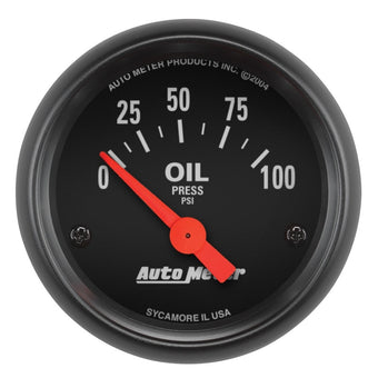 compare product Autometer Z-Series 52mm 0-100PSI Oil Pressure Gauge