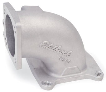 compare product Edelbrock High Flow Intake Elbow 95mm Throttle Body to Square-Bore Flange As-Cast Finish