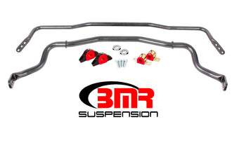 compare product BMR 15-17 S550 Mustang Front & Rear Sway Bar Kit w/ Bushings - Black Hammertone