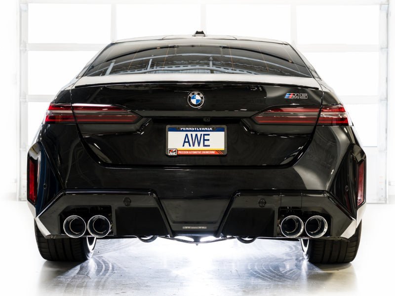 AWE Tuning BMW G90/G99 M5 Touring Edition Cat - Back Exhaust - Chrome Silver Tips - My Store