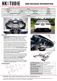 HKSTUDIE EXHAUST for BMW G80/G82 Comp - My Store
