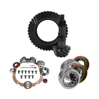 compare product Yukon Gear 8.8in Ford 4.56 Rear Ring & Pinion Install Kit 2.99in OD Axle Bearings and Seals