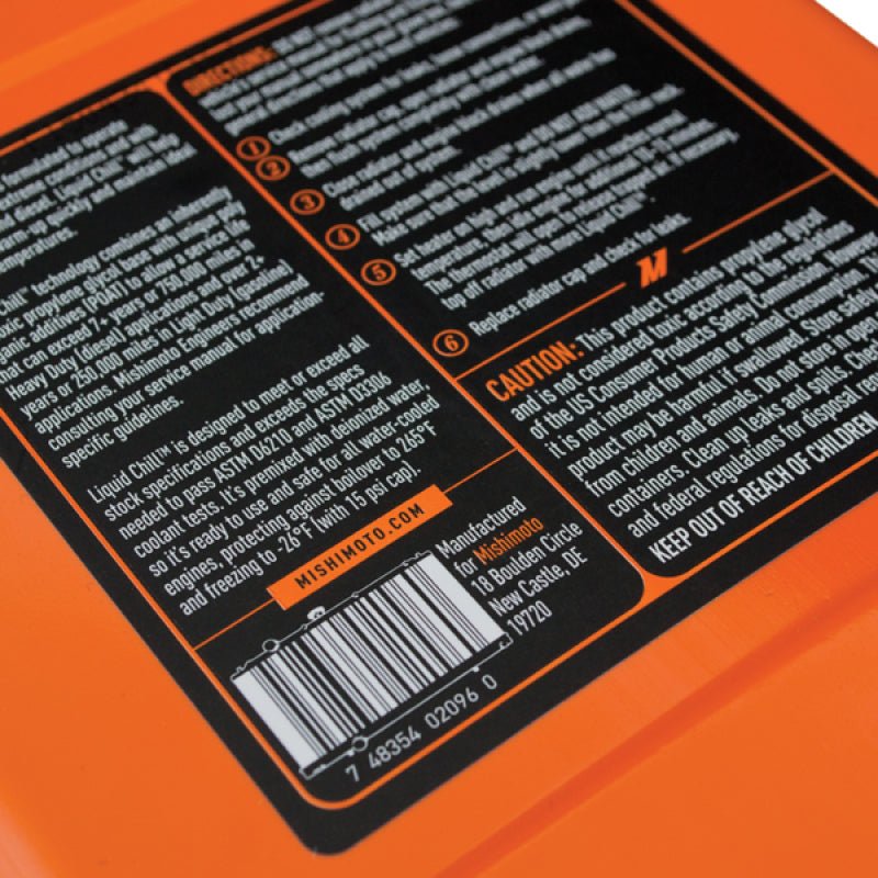 Mishimoto Liquid Chill Synthetic 64oz Engine Coolant - Premixed - My Store