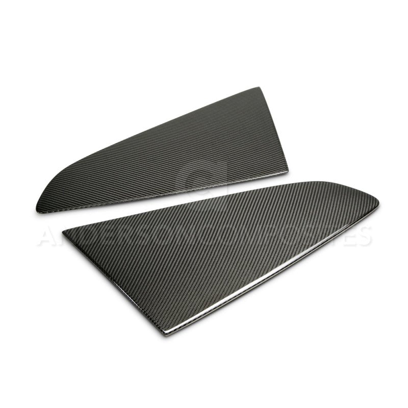 Anderson Composites 2015 - 2017 Ford Mustang Type - F Style Window Louvers - Flat - My Store