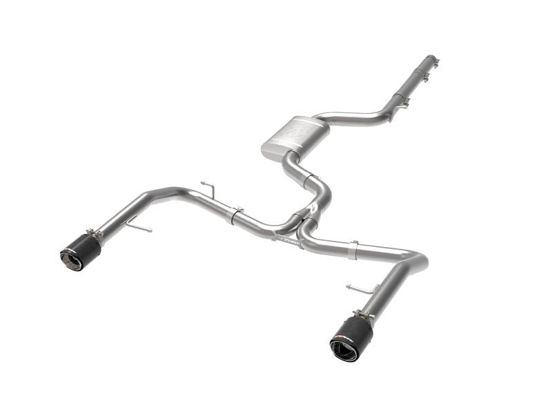 aFe 19 - 21 VW Jetta GLI (MKVII) L4 - 2.0L (t) MACH Force - Xp 304 SS Cat - Back Exhaust System Carbon Tips - My Store