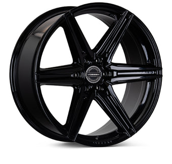 compare product Vossen HF6-2 20x9.5 / 6x139.7 / ET15 / Deep Face / 106.1 - Gloss Black Wheel