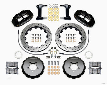 compare product Wilwood Narrow Superlite 6R Front Hat Kit 13.06in Drilled 1999-2012 Subaru WRX w/Lines