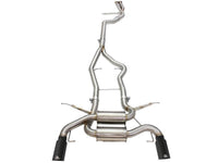 aFe MACHForce XP SS - 304 Black Tip 3.0in - 2.5in Dia Cat Back Exhaust 11 - 13 BMW 335i (E90/E92) 3.0L - My Store