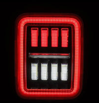 AlphaRex 19 - 24 Jeep Gladiator JT Nova - Series Prismatic LED Tail Lights - Black - Red - My Store