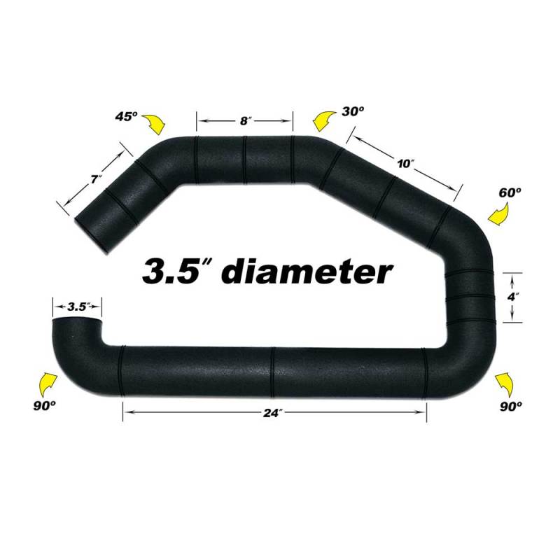Airaid U - Build - It - 3.5in Intake Tube - My Store