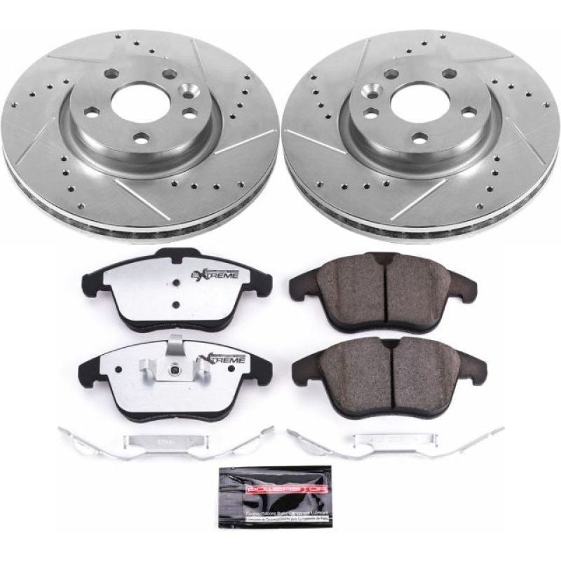 Power Stop 15 - 18 Volvo S60 Front Z36 Truck & Tow Brake Kit - My Store