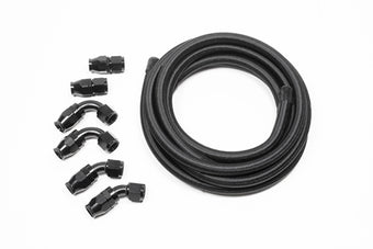 compare product Radium Engineering 10AN Universal PTFE Hose Kit - Black