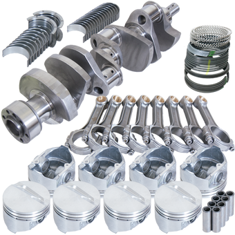 compare product Eagle Chevy Small Block 1 Piece Rear Seal 383ci Rotating Assembly w/ .030 Bore 153 Tooth Flex Plate