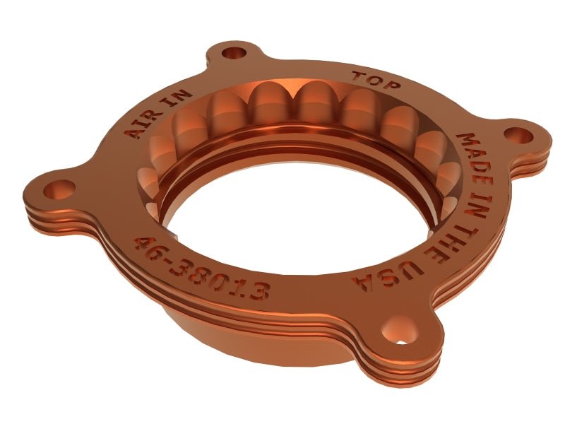 aFe Silver Bullet Throttle Body Spacers TBS 22 - 23 Toyota GR86 H4 - 2.4L - Orange - My Store
